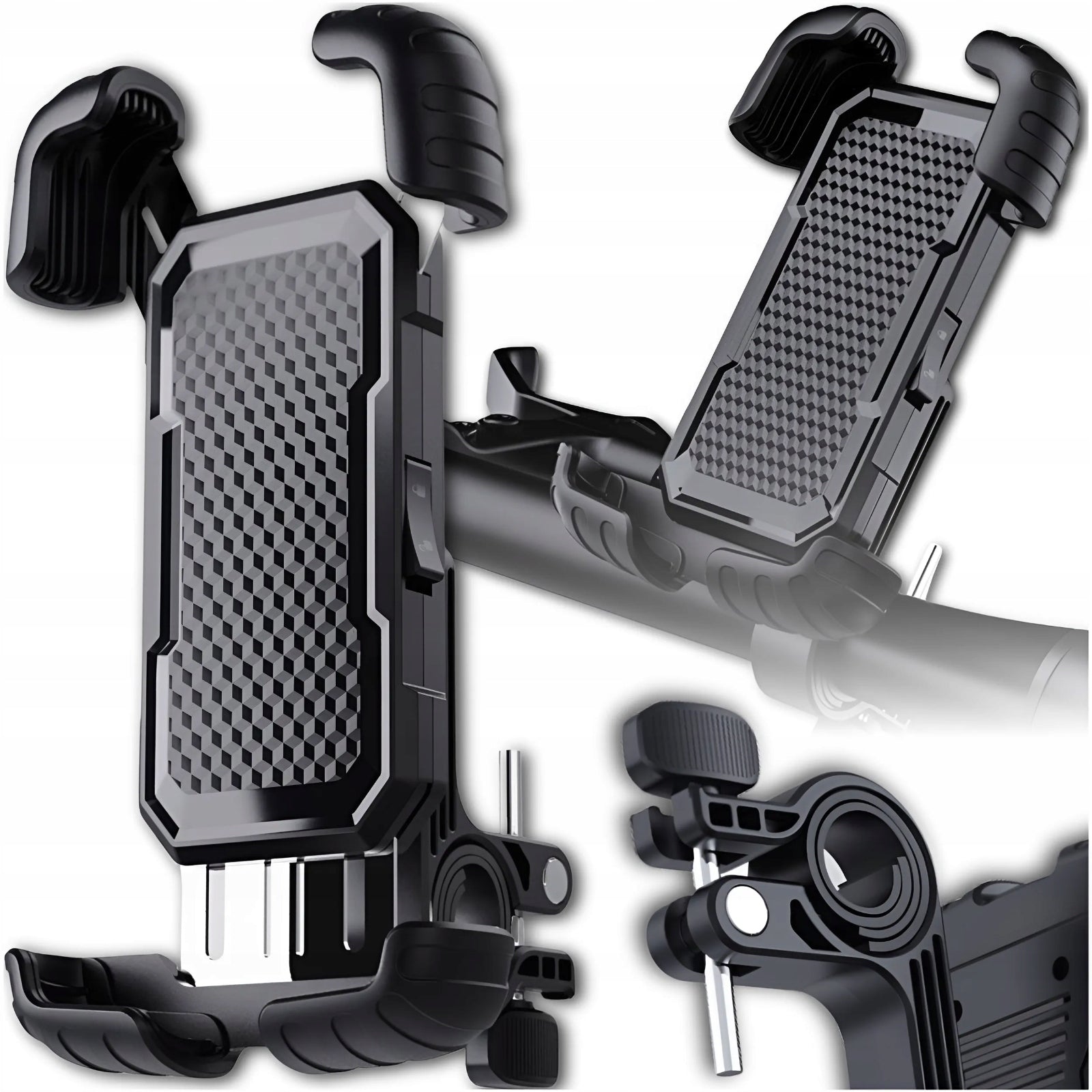 BIKE PHONE HOLDER FOR MOTORCYCLE BIKE HANDLEBAR REINFORCED