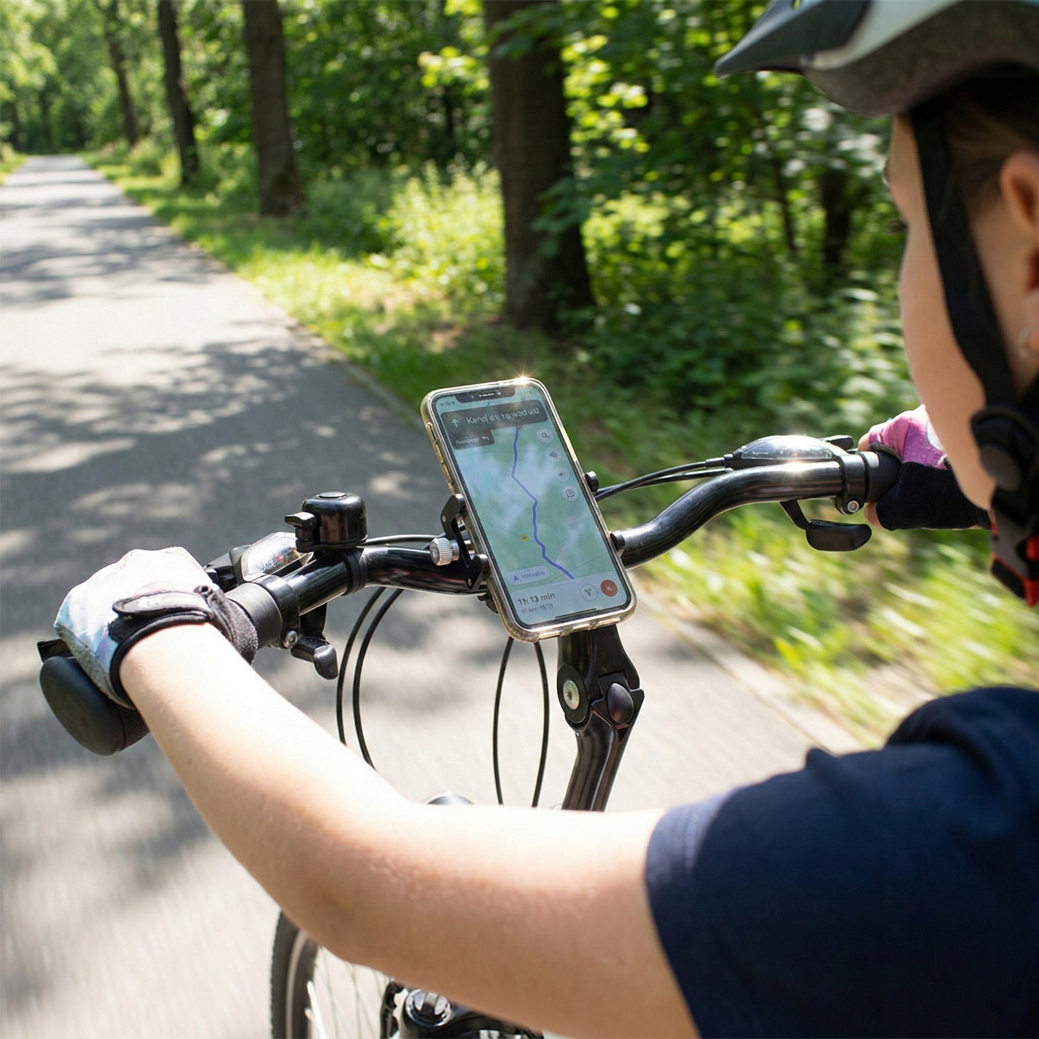 BIKE PHONE HOLDER HANDLEBAR STRONG MOTORCYCLE BIKE ADJUSTABLE Packaging status original