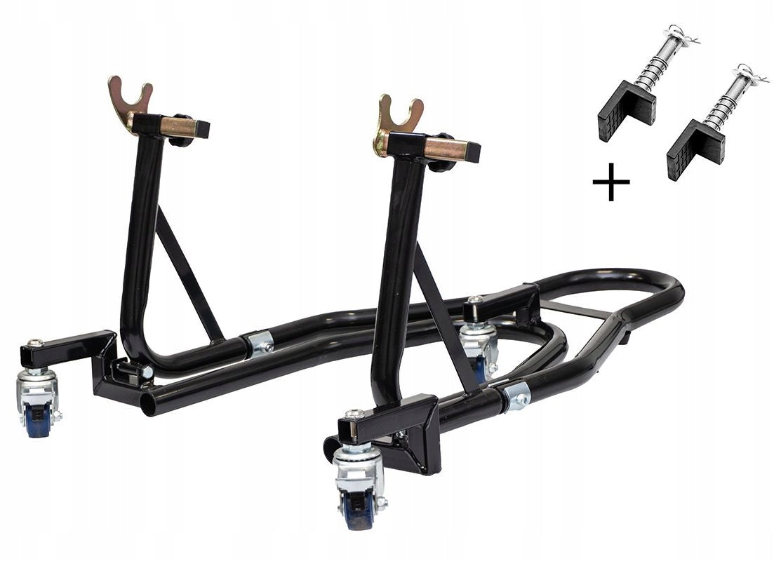BIKETEC Motorcycle Wheel Lift Motorcycle Trolley Rear TYPE V + L
