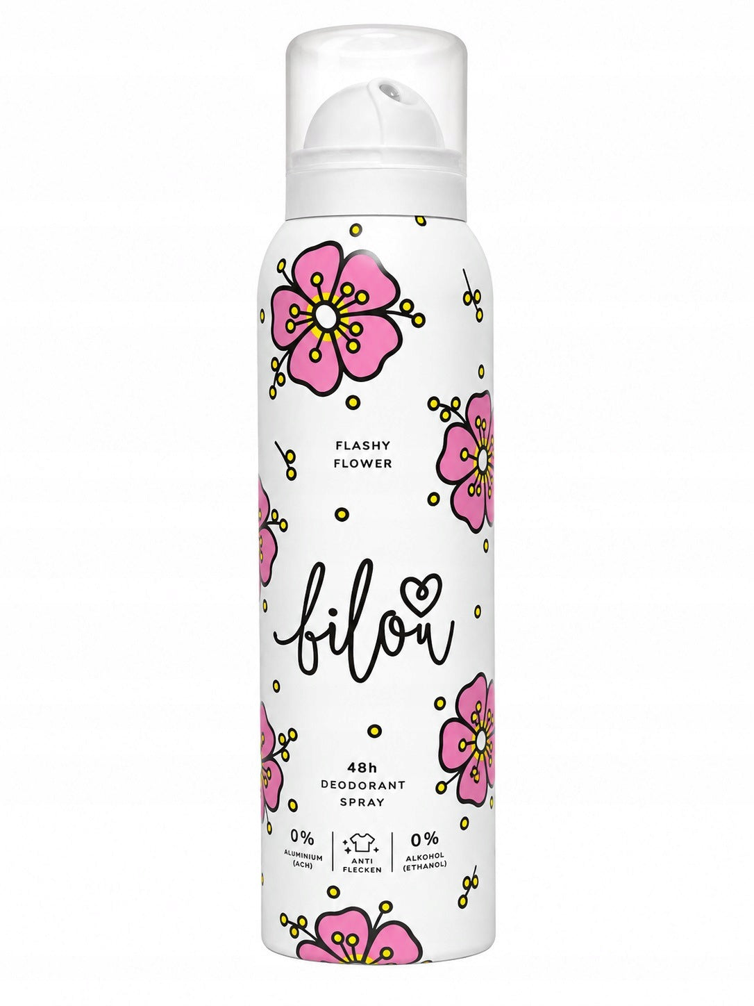 BILOU DEODORANT PERFUMED FLASHY FLOWER AREOZOL SPRAY FOR WOMEN 48H 150ml