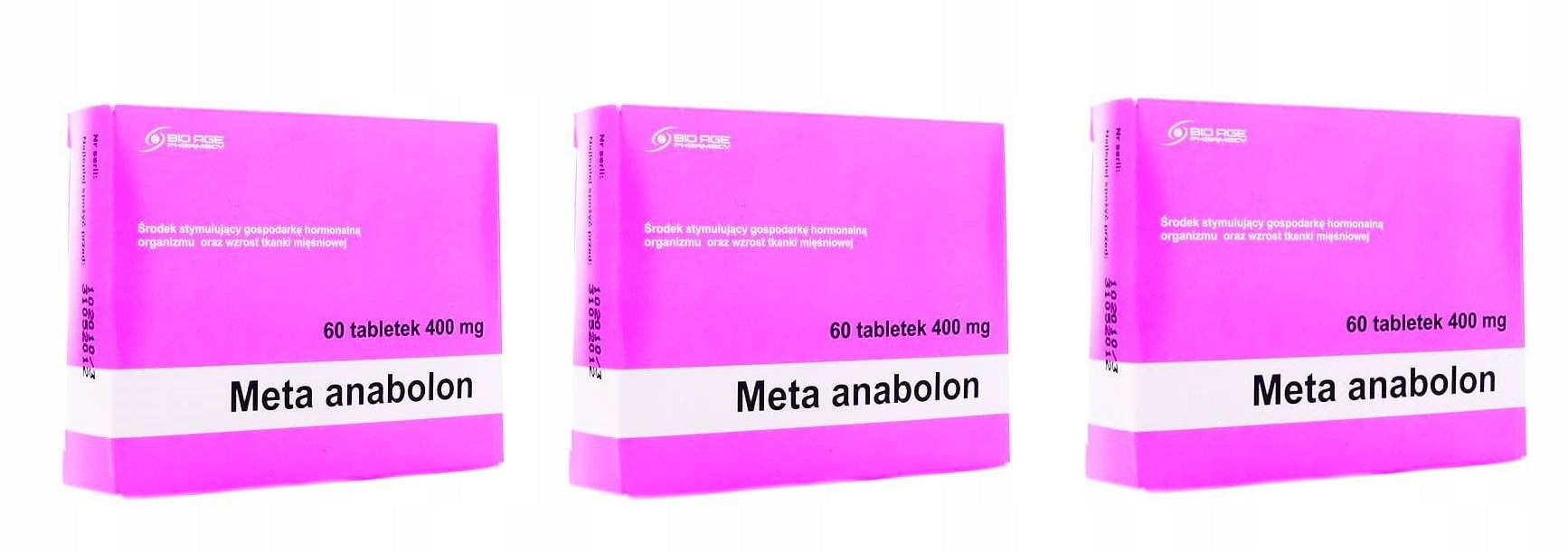 BIO AGE META ANABOLON 3x60T HGH sarms Legal Steroid