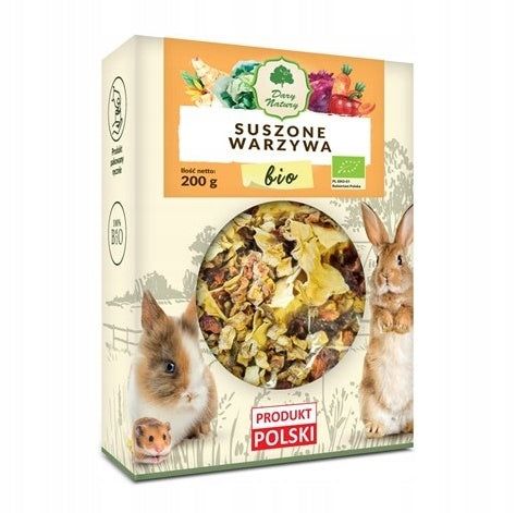 BIO DRIED VEGETABLES 200G FOR RABBITS AND RODENTS FOR ENERGY