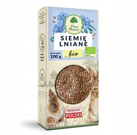 BIO FLAXSEED 100G FOR RABBITS AND RODENTS FOR DIGESTION