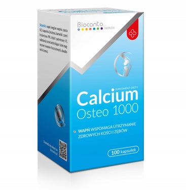 BIOCANTO CALCIUM OSTEO 1000 x 100 capsules Healthy bones