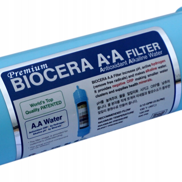 BIOCERA, REDOX cartridge, ionizing-alkalising: ORP up to - 750 mV, pH up to 11,5 EAN (GTIN) 5907856803746