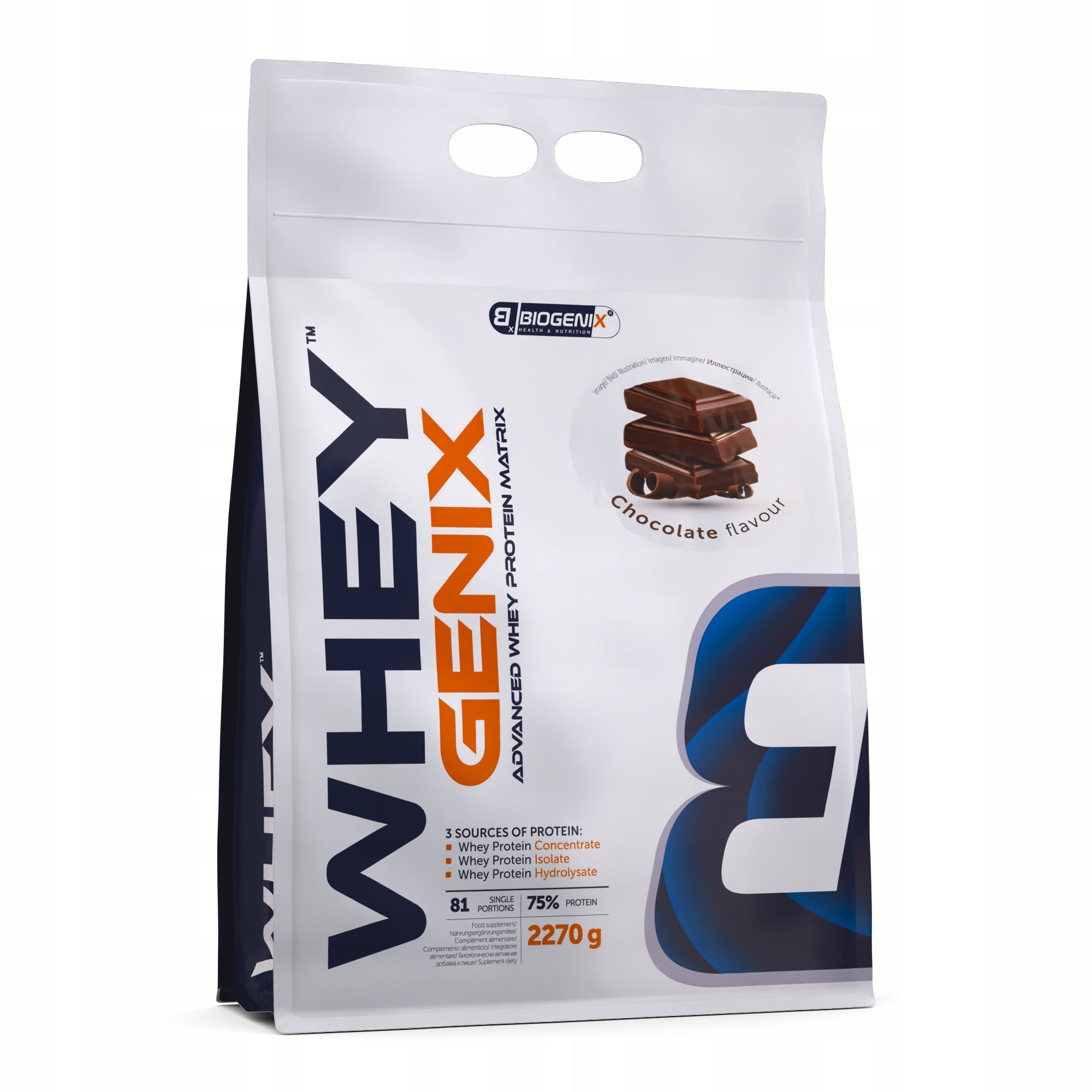 BIOGENIX WHEY GENIX 2270g PROTEIN WPC ISOLATE