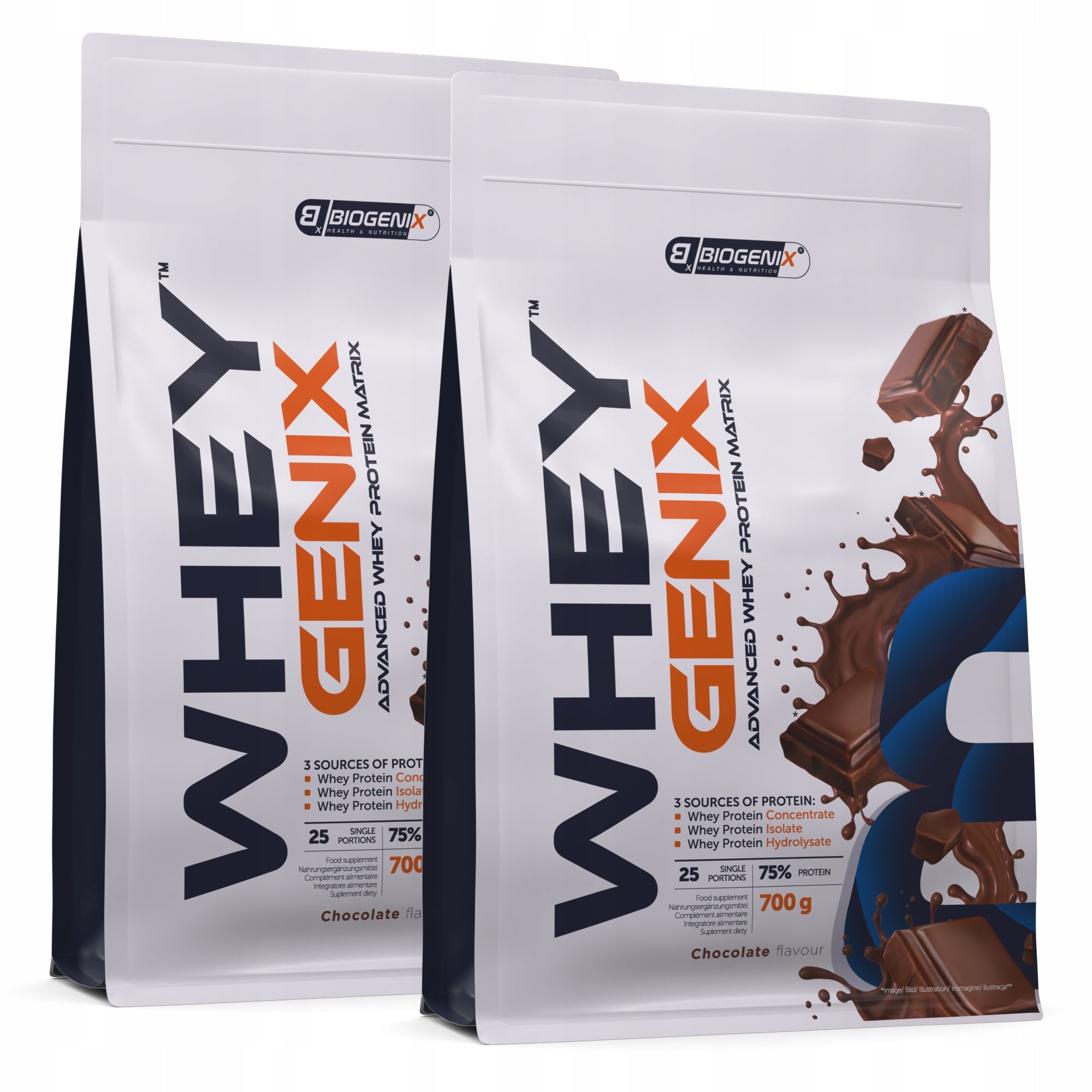 BIOGENIX WHEY GENIX 2x700g WPC