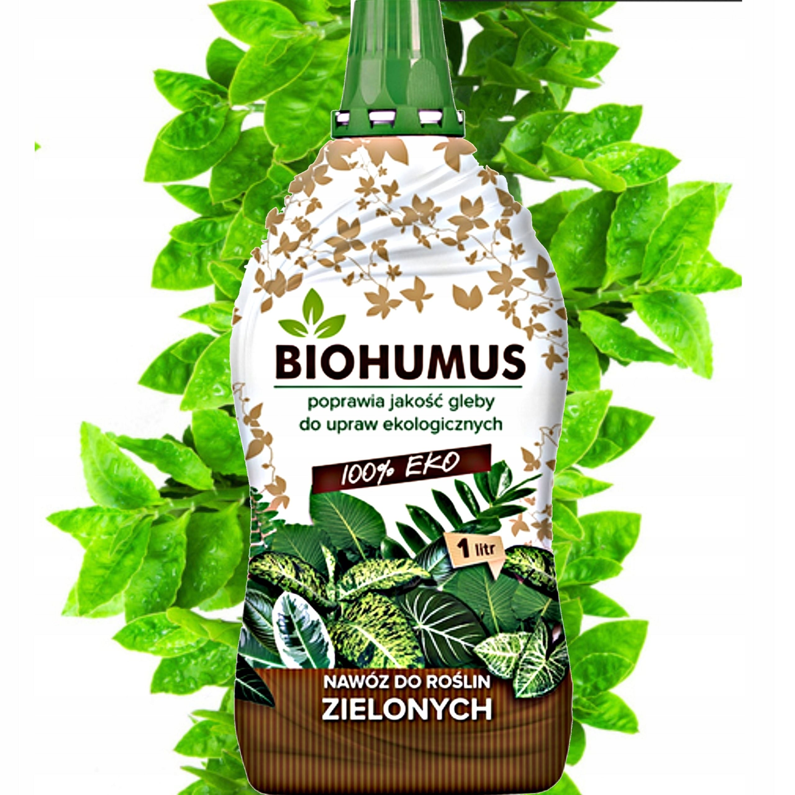 BIOHUMUS ECO FERTILIZER FOR GREEN PLANTS MONSTERY ZAMIOKULKASA JUK AGRECOL 1L Packaging status original