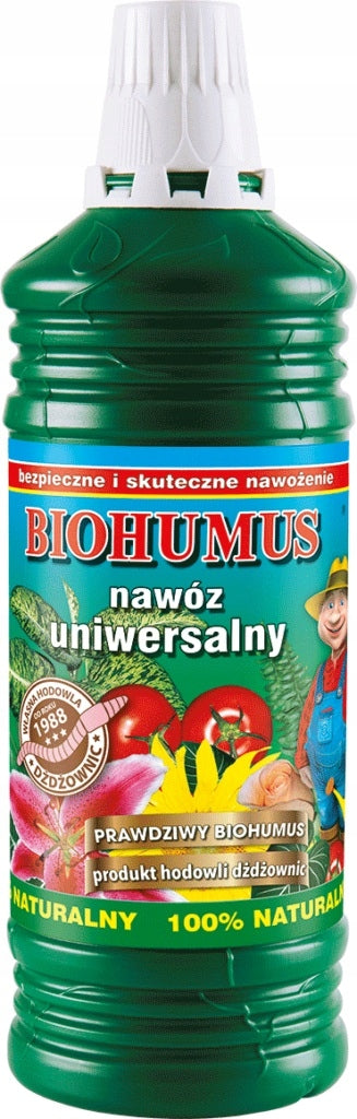 BIOHUMUS universal fertilizer 1L AGRECOL domestic, balcony, garden flowers Packaging status original