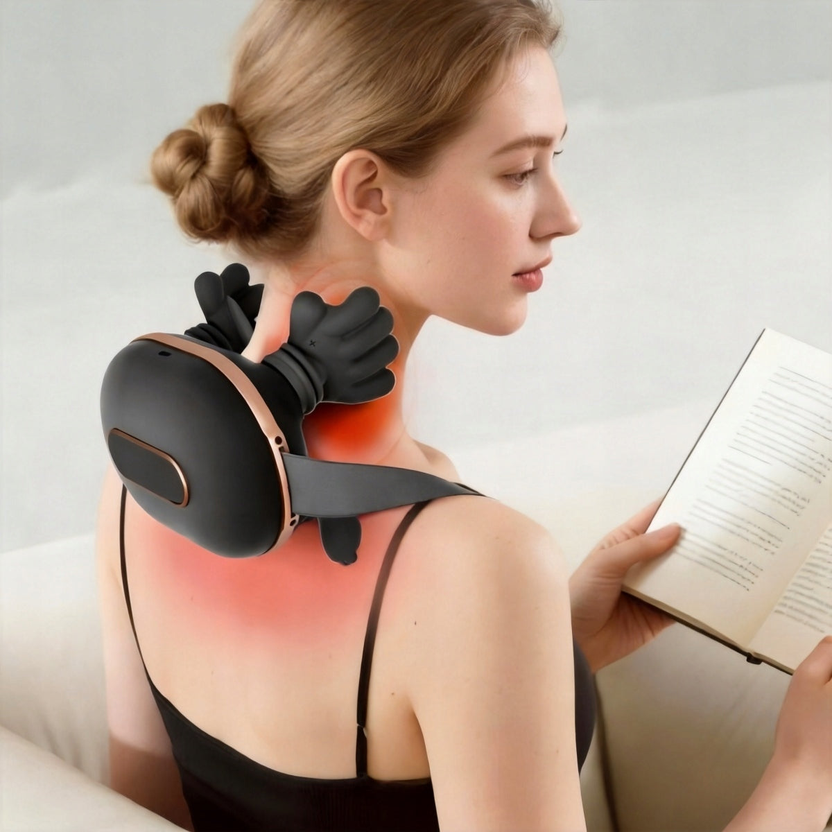 BIONIC NECK AND SHOULDER MASSAGER HEATED 3 BACK LEVELS WIRELESS Brand no brand