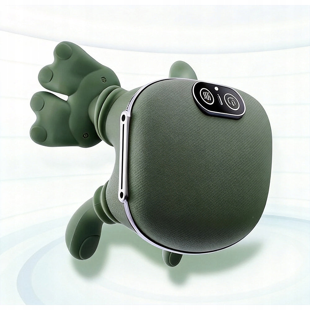 BIONIC NECK MASSAGER BACK CALF PAWS HEATED 10W GREEN Medical device no