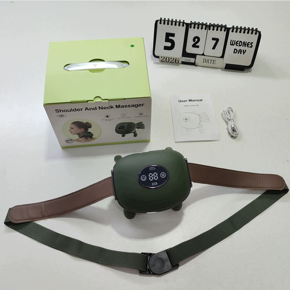 BIONIC NECK MASSAGER SHOULDER CALF ELECTRIC PORTABLE HEATED Packaging status original