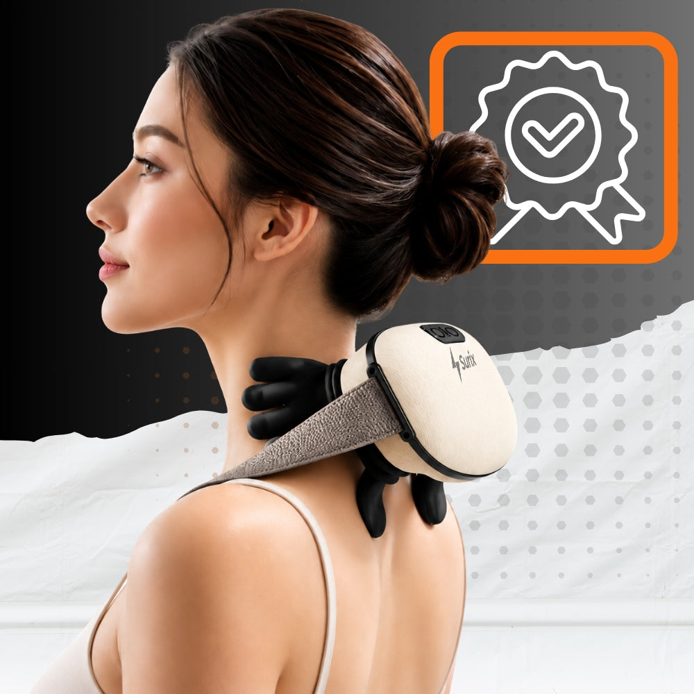 BIONIC SPINE MASSAGER NECK MASSAGER 4D ELECTRIC MASSAGE HANDLES Brand Surix