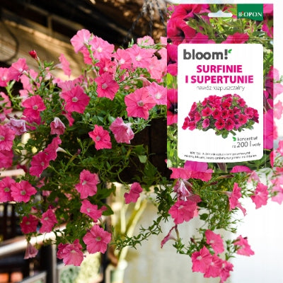 BIOPON BLOOM! Soluble Fertilizer for Surfinii Supertunii 200 g Concentrate Weight 0.2 kg