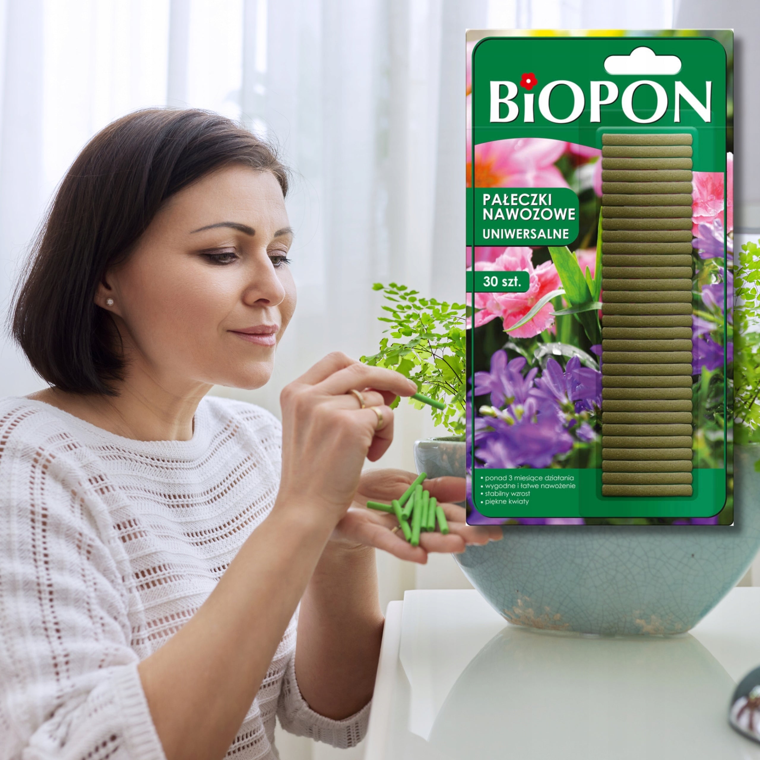 BIOPON CONDITIONER UNIVERSAL FERTILIZER STICKS FOR PLANTS 30 PCS Manufacturer code 5904517008731