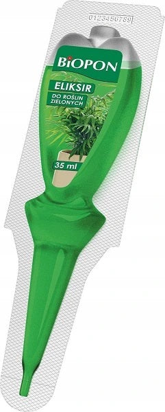 BIOPON FERTILIZER CONDITIONER ELIXIR FOR GREEN PLANTS works up to 4 weeks x10 Manufacturer code 1880