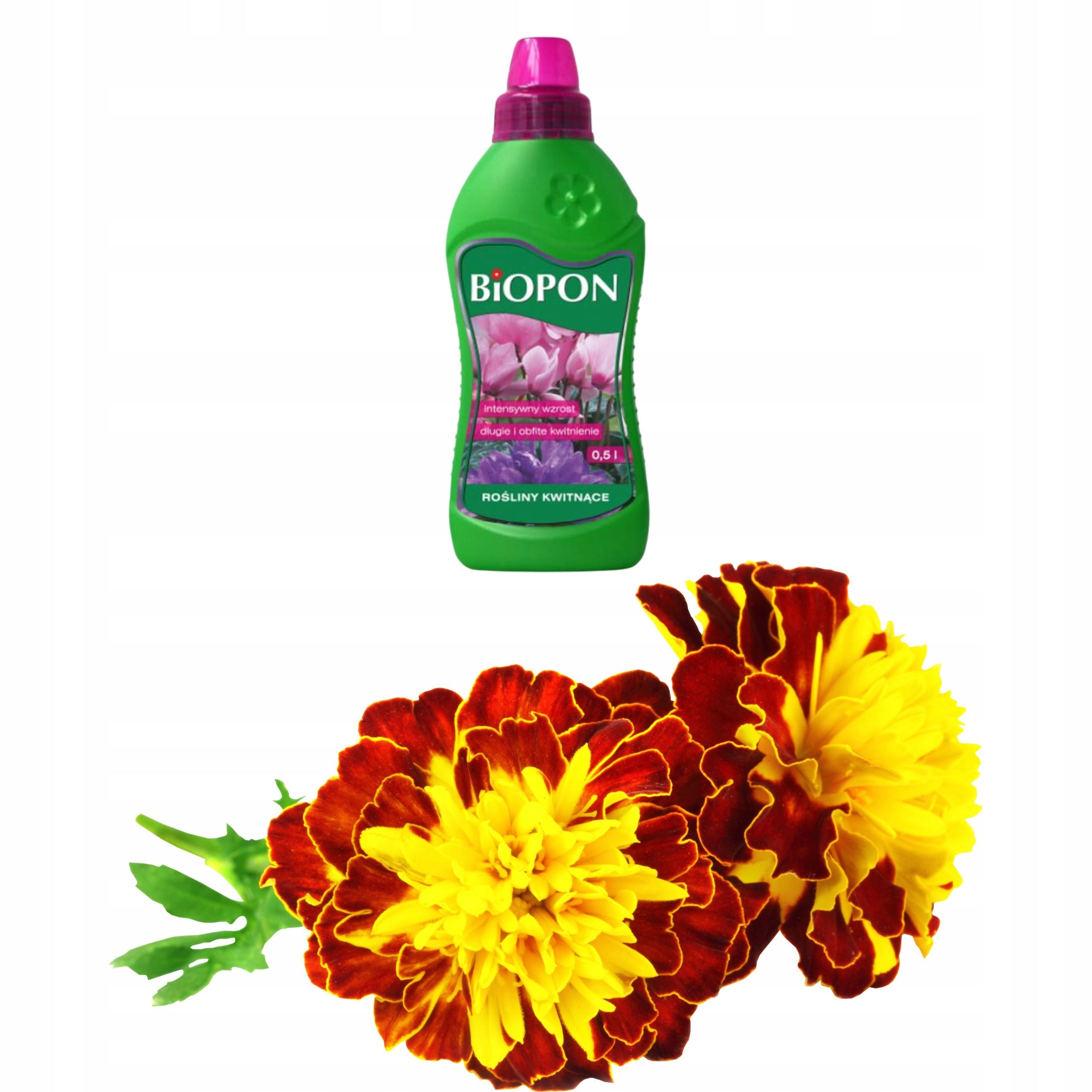 BIOPON FERTILIZER FOR FLOWERING PLANTS IN LIQUID 0,5L LONG ABUNDANT FLOWERING Packaging status original