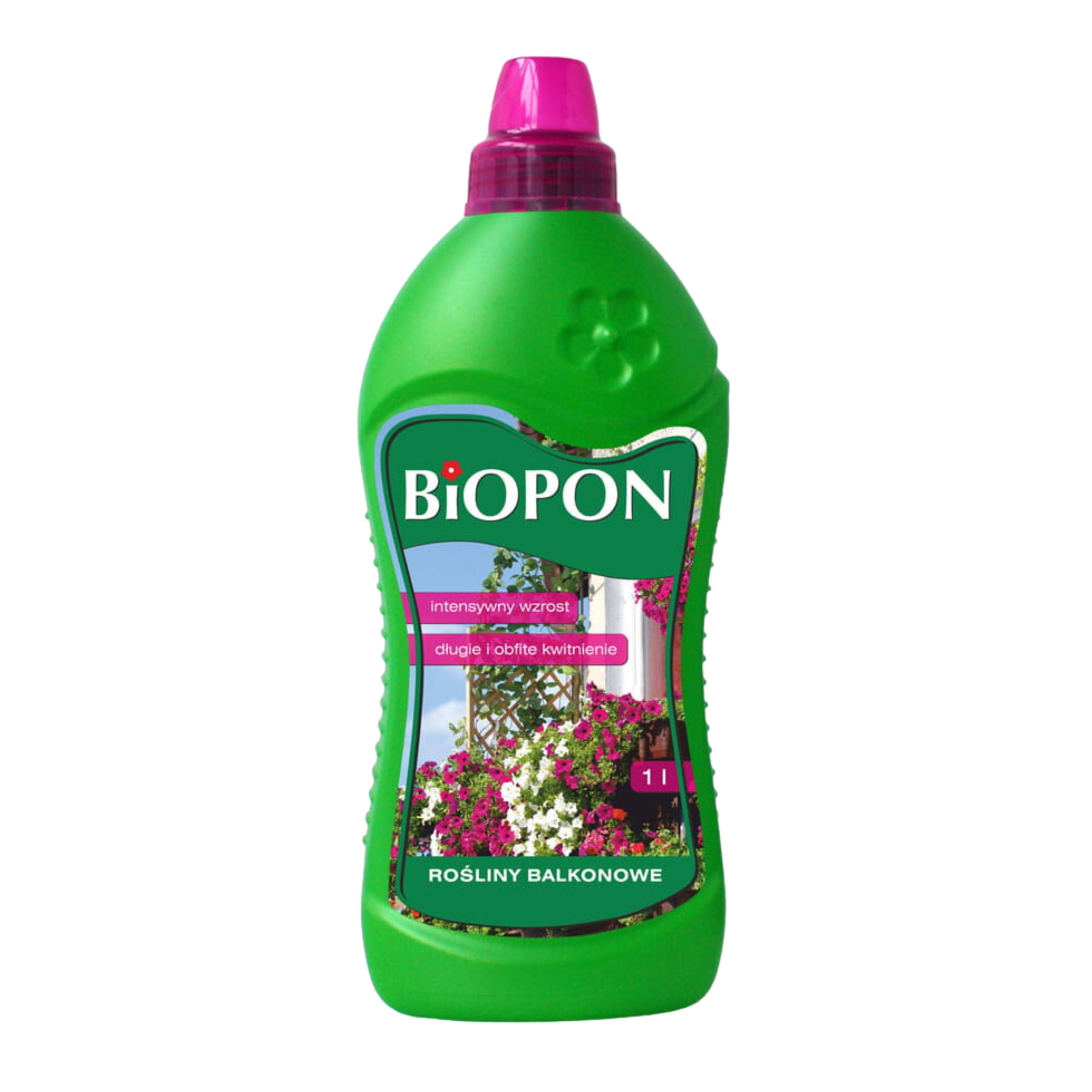 BIOPON LIQUID BALCONY PLANT FERTILIZER 1 L ABUNDANT FLOWERING GROWTH