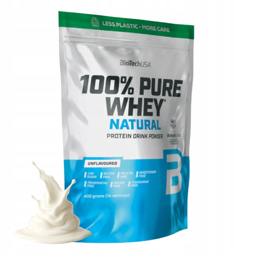 BIOTECH 100% PURE WHEY 400 g REGENERATION STRENGTH ENDURANCE MUSCLE MASS