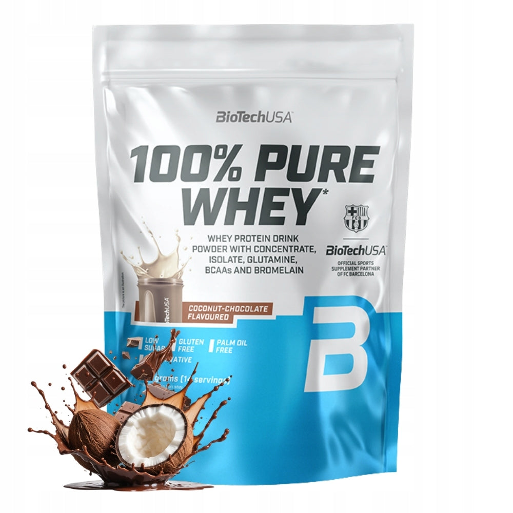 BIOTECH 100% PURE WHEY 400g - Muscle Mass, Recovery, Digestion