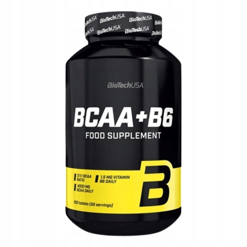 BIOTECH BCAA + B6 200 tabl AMINO ACIDS STRENGTH REGENERATION Expiration date at least six months from the date of purchase