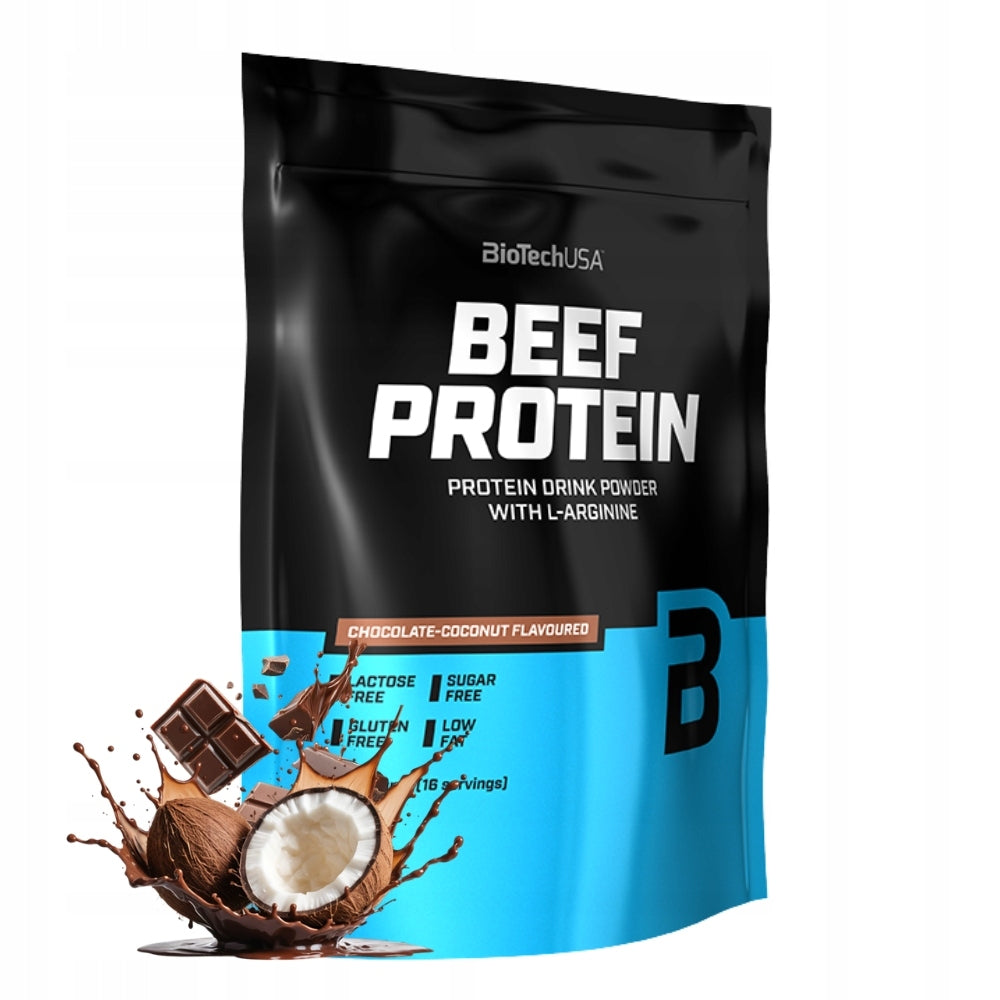BIOTECH BEEF PROTEIN 500 G WHEY BEEF PROTEIN BCAA CONDITIONER MASS MUSCULATURE