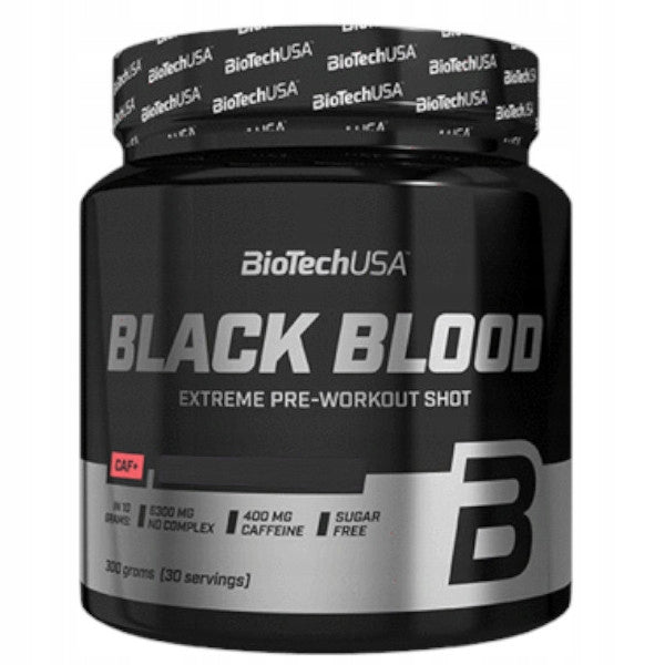 BIOTECH BLACK BLOOD CAF +STRONG CAFFEINE POWER PUMP CONCENTRATION 300 g Expiration date at least six months from the date of purchase
