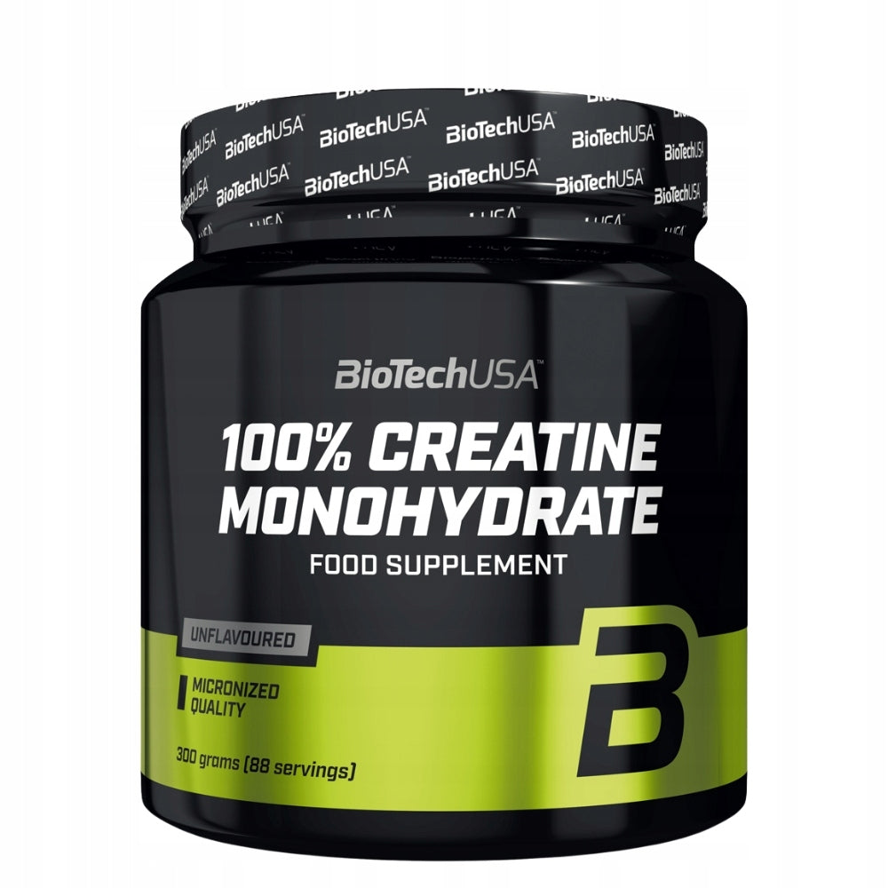 BIOTECH CREATINE 300g CREATINE PURE MONOHYDRATE REGENERATION SUPPORT Expiration date at least six months from the date of purchase
