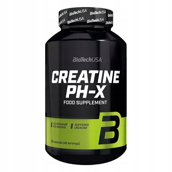 BIOTECH Creatine pH-X 210 kaps CREATINE STRENGTH