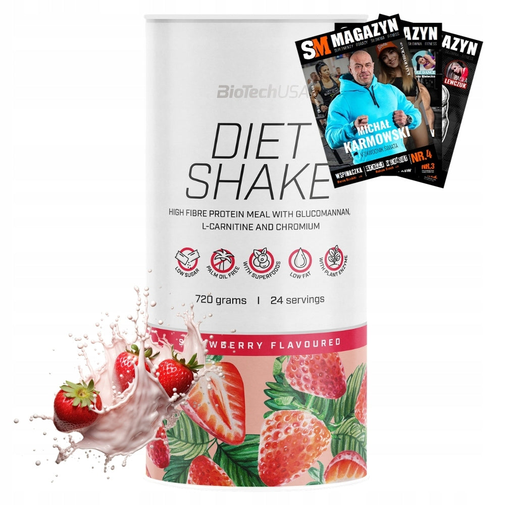BIOTECH DIET SHAKE PROTEIN DRINK SLIMMING 720g BUILDING MUSCLE MASS