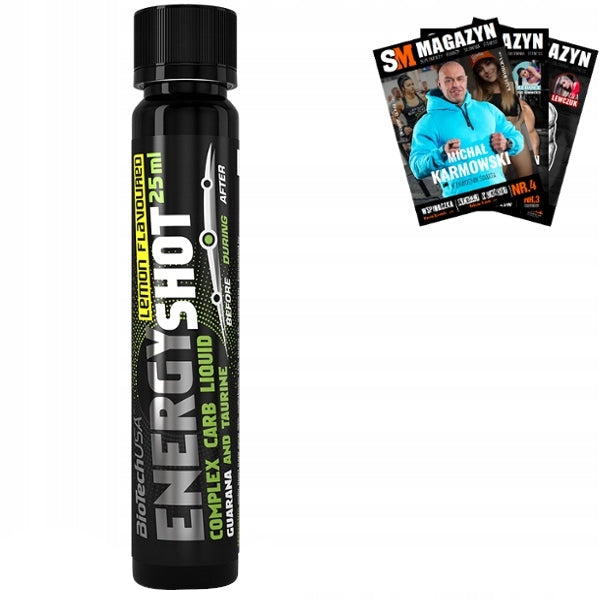BIOTECH ENERGY SHOT 25 ml PRE-WORKOUT ENERGY STRENGTH ENDURANCE