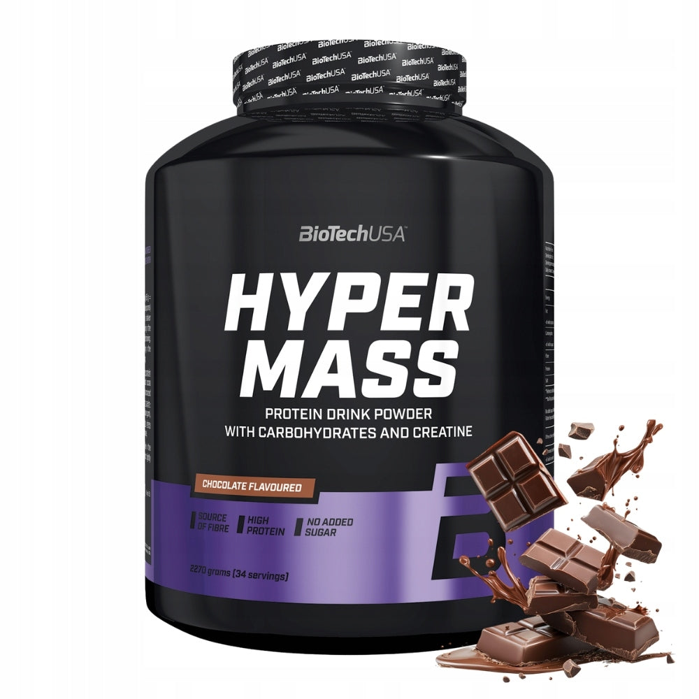 BIOTECH HYPER MASS 2270g GAINER CARBOHYDRATES PROTEIN MASS