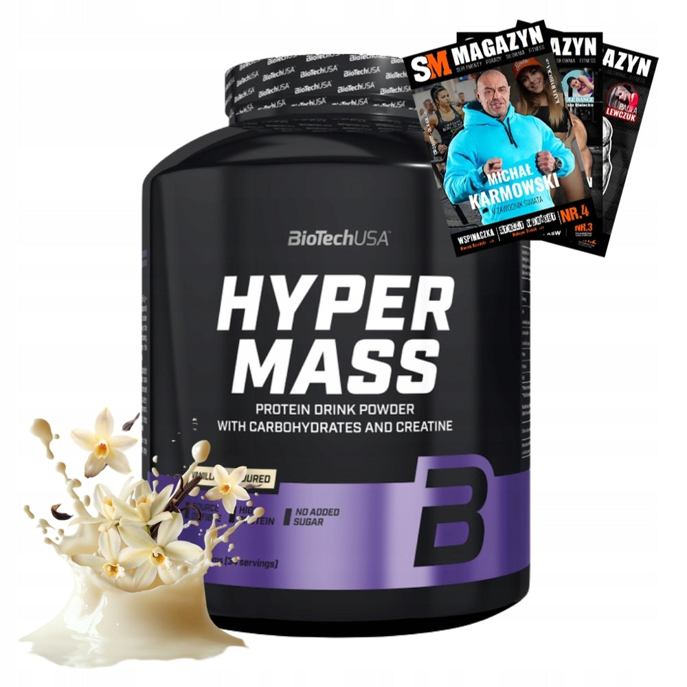 BIOTECH HYPER MASS 2270g GAINER CARBOHYDRATES PROTEIN MUSCLE MASS