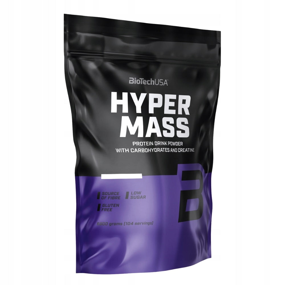 BIOTECH HYPER MASS 6800 g GAINER WITH CREATINE WHEY HIGH PROTEIN Expiration date at least six months from the date of purchase