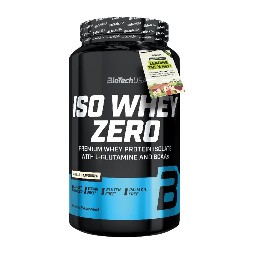 BIOTECH ISO WHEY ZERO 908G MUSCLE MASS WPI PROTEIN AMINO ACIDS EAA AND CAA Expiration date at least six months from the date of purchase