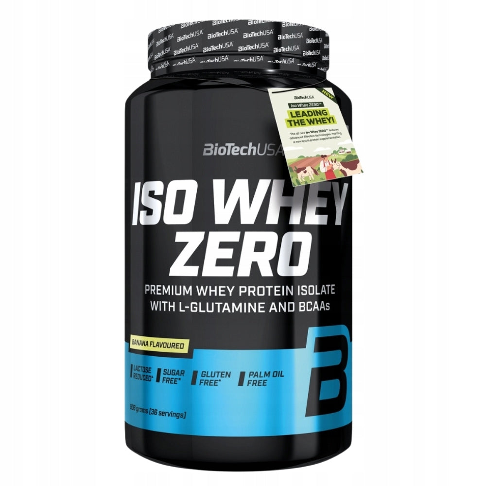 BIOTECH ISO WHEY ZERO WHEY ISOLATE WPI BCAA MASS STRENGTH REGENERATION 908 g Manufacturer code Whey protein glutamina BCAA
