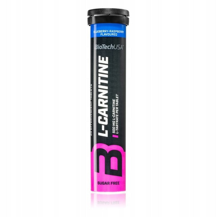 BIOTECH L-CARNITINE 20 EFFERVESCENT TABLETS - NATURAL FAT BURNER