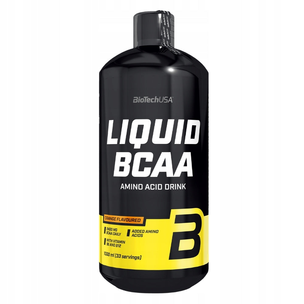 BIOTECH LIQUID BCAA 1000 ML LIQUID AMINO ACIDS 1L STRENGTH Packaging status original
