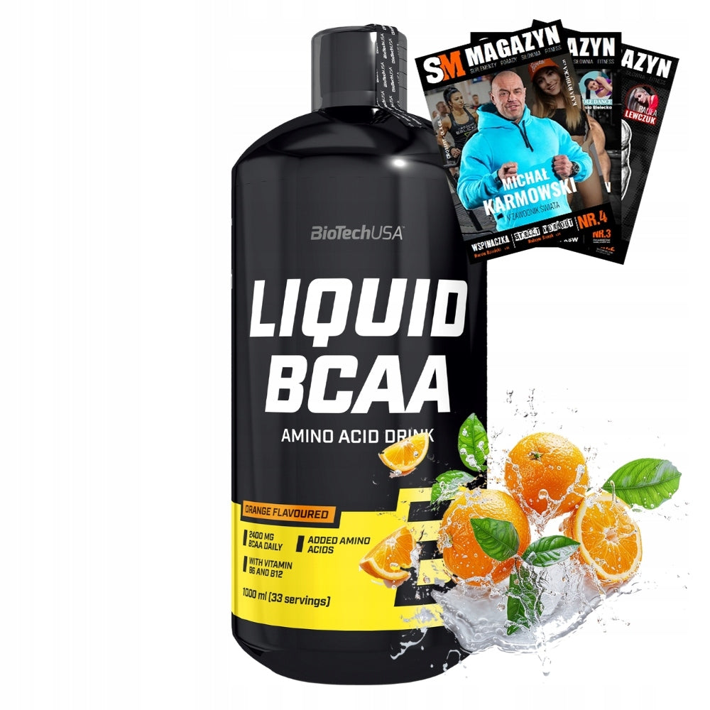 BIOTECH LIQUID BCAA 1000 ML LIQUID AMINO ACIDS 1L STRENGTH