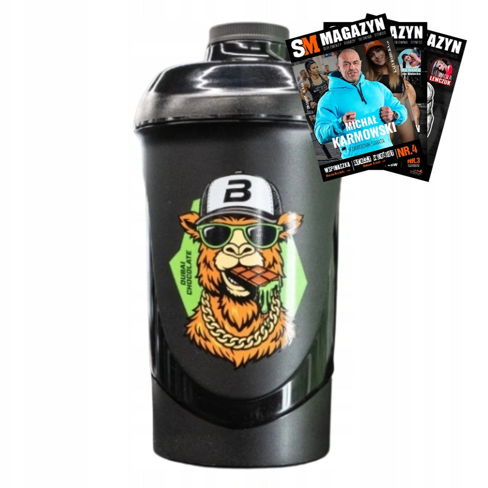 BIOTECH SHAKER DUBAI CHOCOLATE 600 ml ROBUST DURABLE BPA FREE