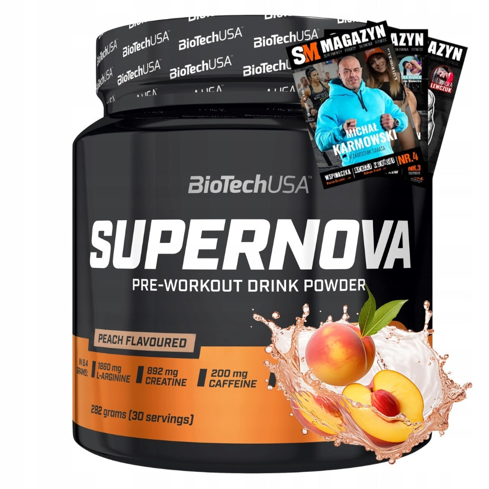 BIOTECH SUPERNOVA 282 g PRE-WORKOUT POWER STRENGTH MEMORY