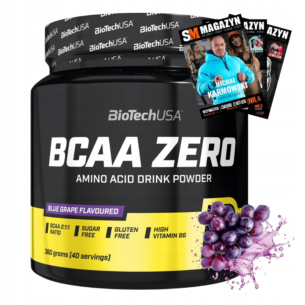 BIOTECH USA BCAA FLASH ZERO 360 G POWDER AMINO ACIDS GLUTAMINE