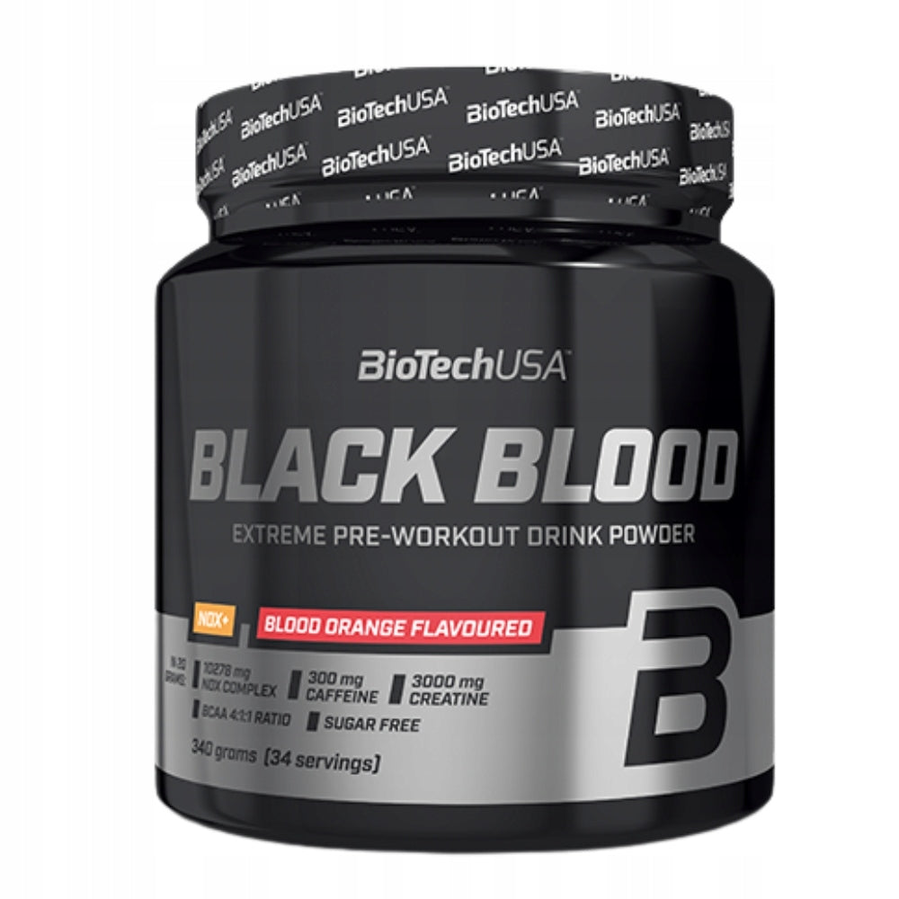 BIOTECH USA BLACK BLOOD NOX+ 340g PRE-WORKOUT + NOWmax NOX EXTREME Manufacturer code g43gr34343
