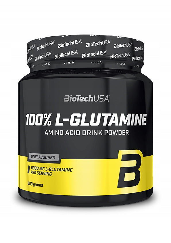 BIOTECH USA L-GLUTAMINE 500g GLUTAMINE MOLLUSK REGENERATION NATURAL STRENGTH EAN (GTIN) 5999076204311