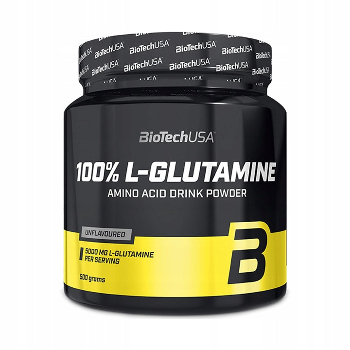 BIOTECH USA L-GLUTAMINE 500g GLUTAMINE MOLLUSK REGENERATION NATURAL STRENGTH