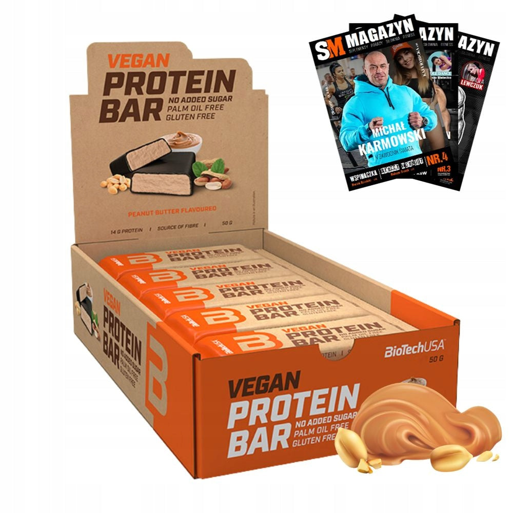 BIOTECH VEGAN PROTEIN BAR 50g x10 VEGAN VEGE