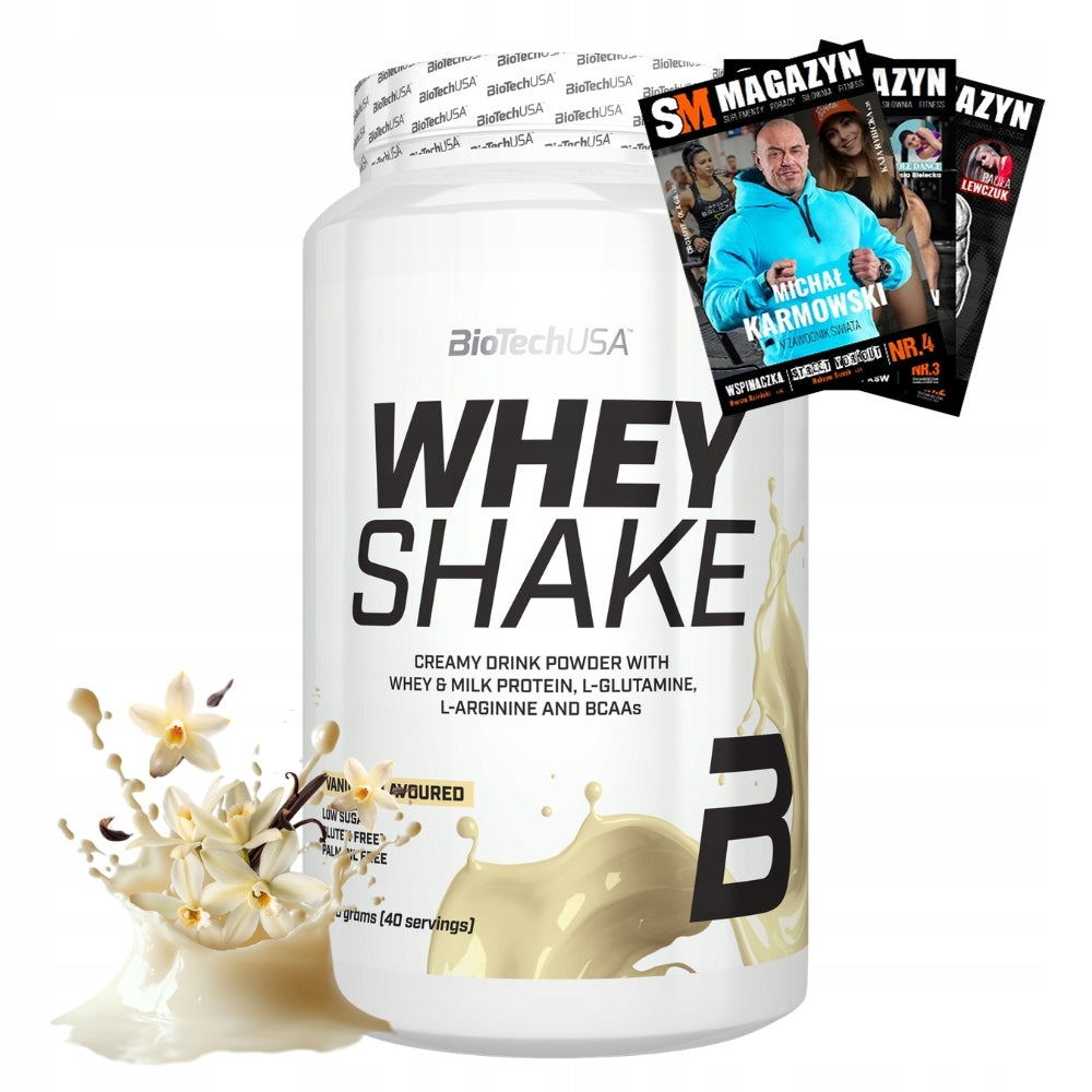 BIOTECH WHEY SHAKE 1000 g STRENGTH REGENERATION STRENGTH MUSCLE MASS