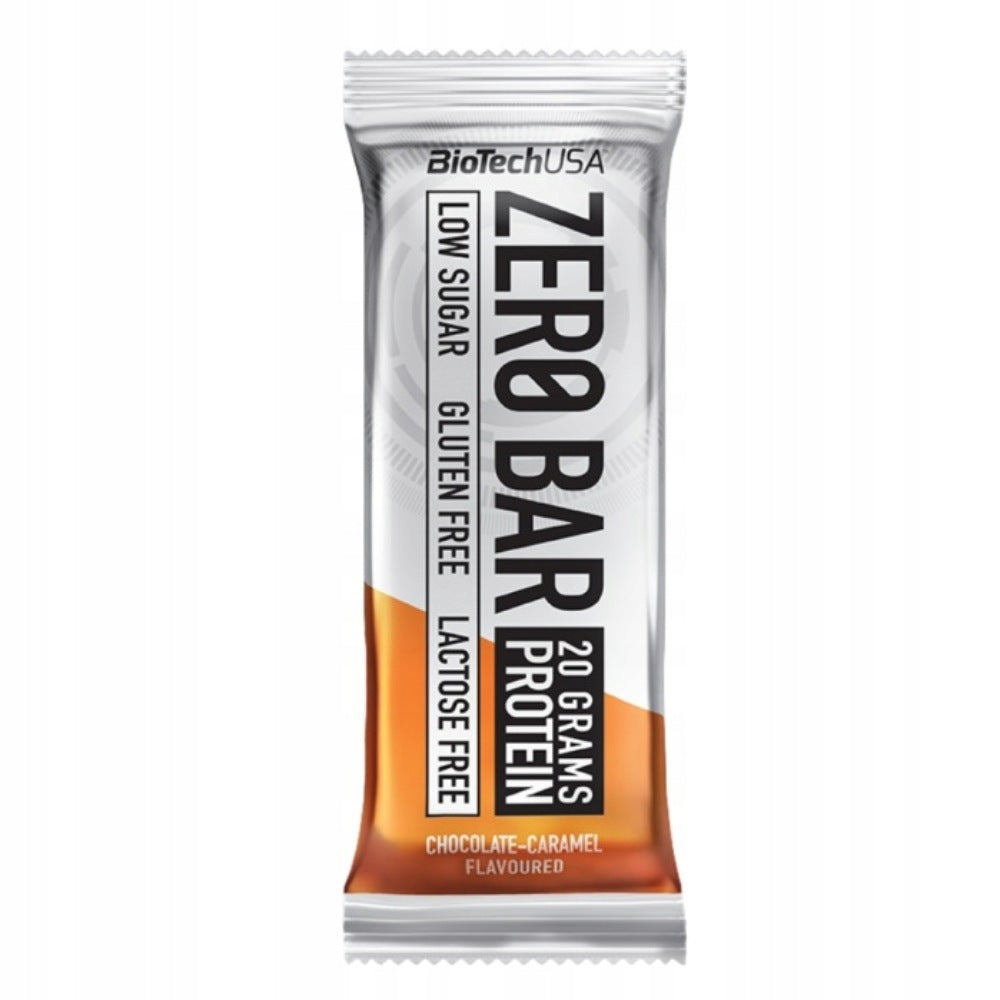 BIOTECH ZERO BAR PROTEIN BAR ZERO SUGAR 8x50g CARBOHYDRATE FIBER Expiration date at least six months from the date of purchase
