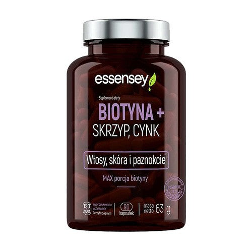 BIOTIN FORTE + HORSETAIL + ZINC FOR 90 DAYS Healthy Strong Hair Skin Nails