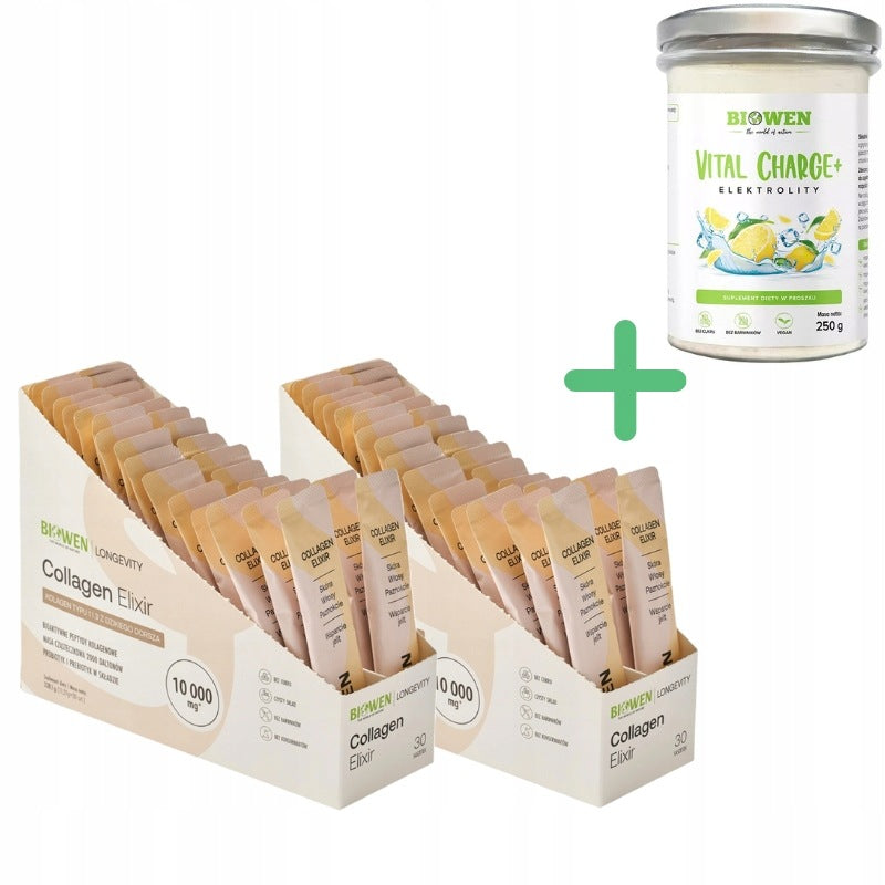 BIOWEN COLLAGEN FISH ELIXIR 30 sachets + FREEBIE lemon electrolytes!